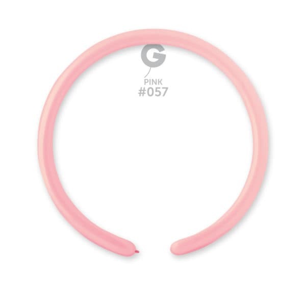 Gemar Latex Balloons Standard Pink #057 1in - 50 pieces