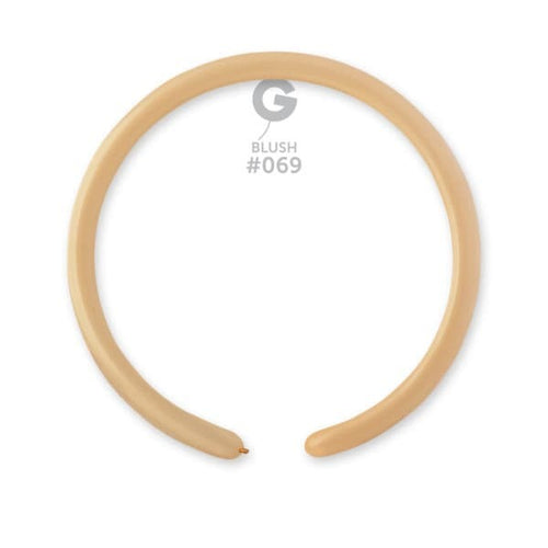 Gemar Latex Balloons Standard Blush #069 1in - 50 pieces