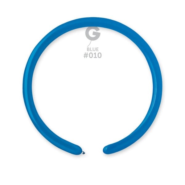 Gemar Latex Balloons Standard Blue #010 1in - 50 pieces