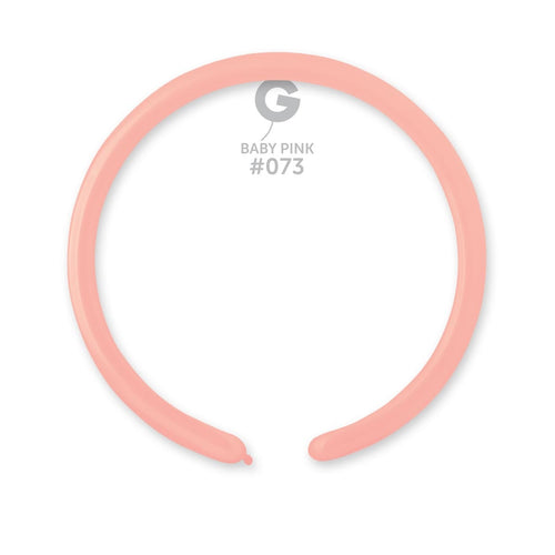 Gemar Latex Balloons Standard Baby Pink #073 1in - 50 pieces