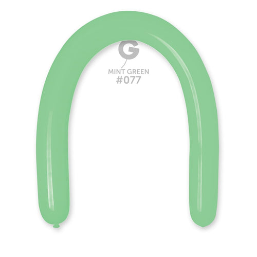 Gemar Latex Balloons Standard Mint Green #077 3in - 50 pieces