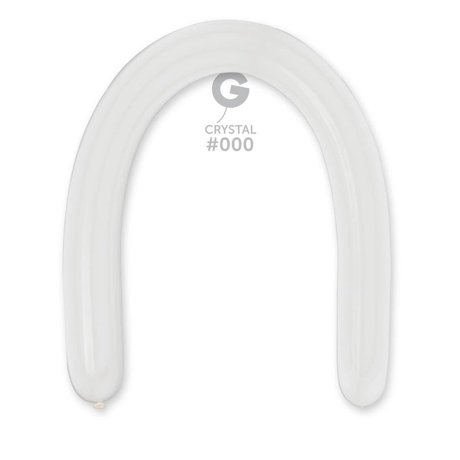 Gemar Latex Balloons Clear #000 3in - 50 pieces