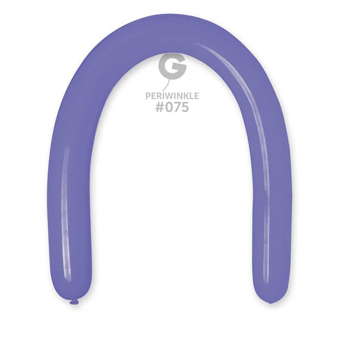 Gemar Latex Balloons Standard Periwinkle #075 3in - 50 pieces