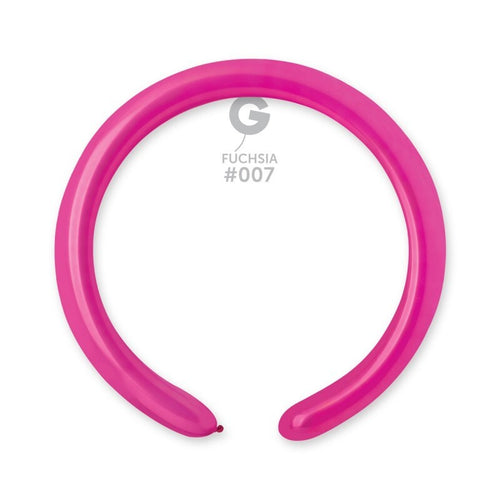 Gemar Latex Balloons Standard Fuchsia #007 2in - 50 pieces
