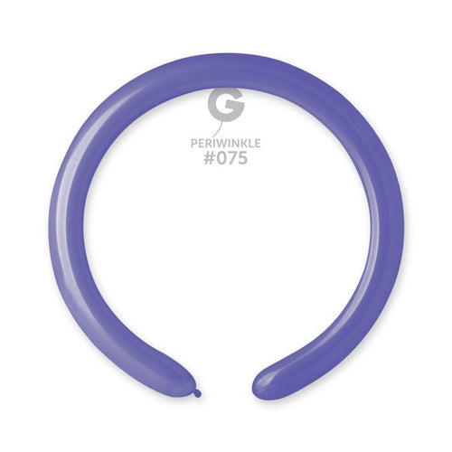 Gemar Latex Balloons Standard Periwinkle #075 2in - 50 pieces