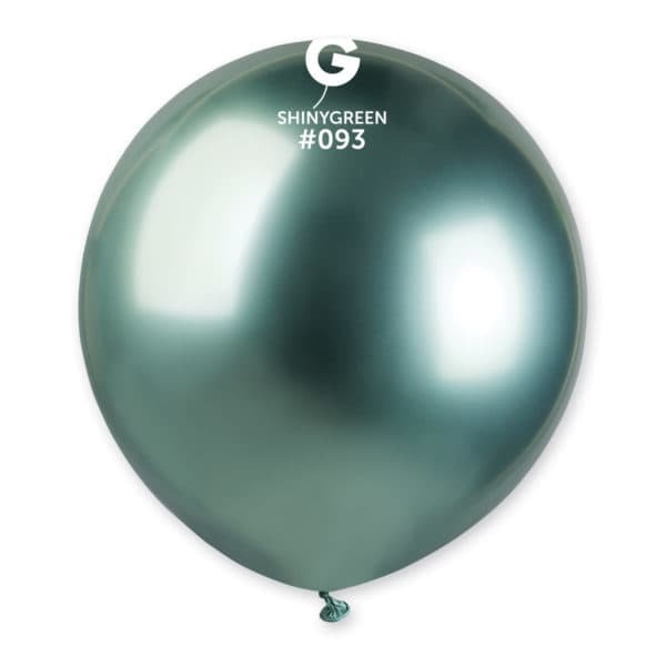 Gemar Latex Balloons Shiny Green #093 19in - 5 pieces