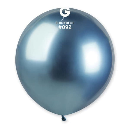 Gemar Latex Balloons Shiny Blue #092 19in - 5 pieces