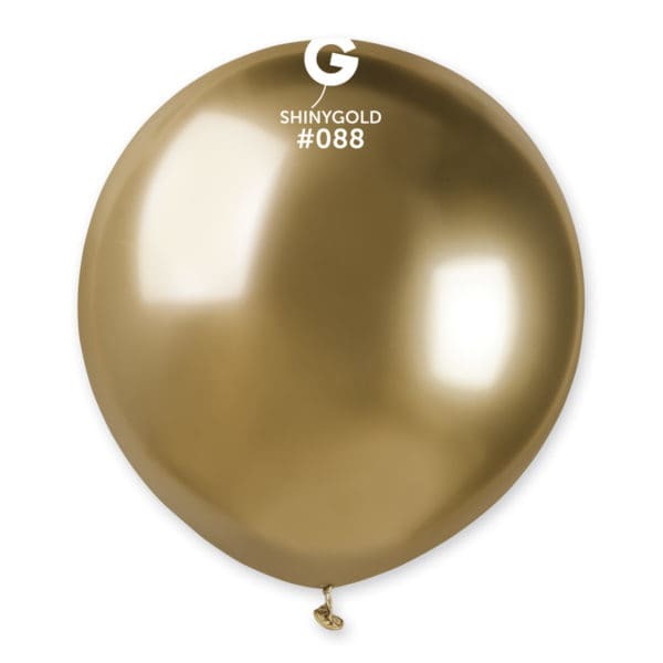 Gemar Latex Balloons Shiny Gold #088 19in - 5 pieces
