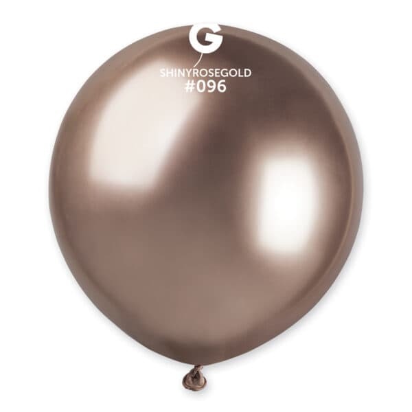 Gemar Latex Balloons Shiny Rose Gold #096 19in - 5 pieces