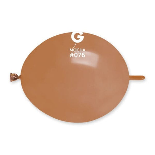 Gemar Latex Balloons Standard Mocha #076 6in - 100 pieces
