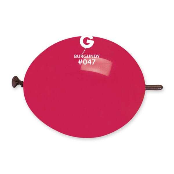 Gemar Latex Balloons Standard Burgundy #047 6in - 100 pieces