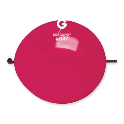 Gemar Latex Balloons Standard Burgundy #047 13in - 50 pieces
