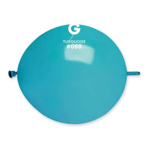 Gemar Latex Balloons Standard Turquoise #068 13in - 50 pieces