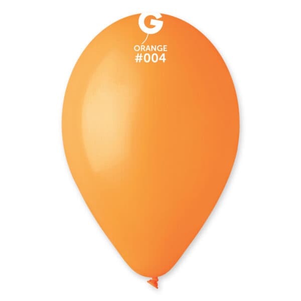 Gemar Latex Balloons Standard Orange #004 12in - 50 pieces