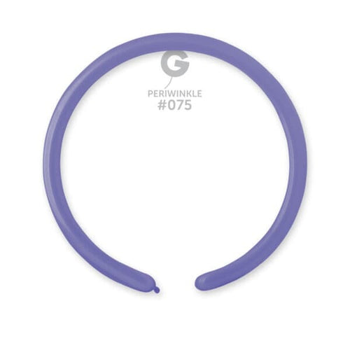 Gemar Latex Balloons Standard Periwinkle #075 1in - 50 pieces