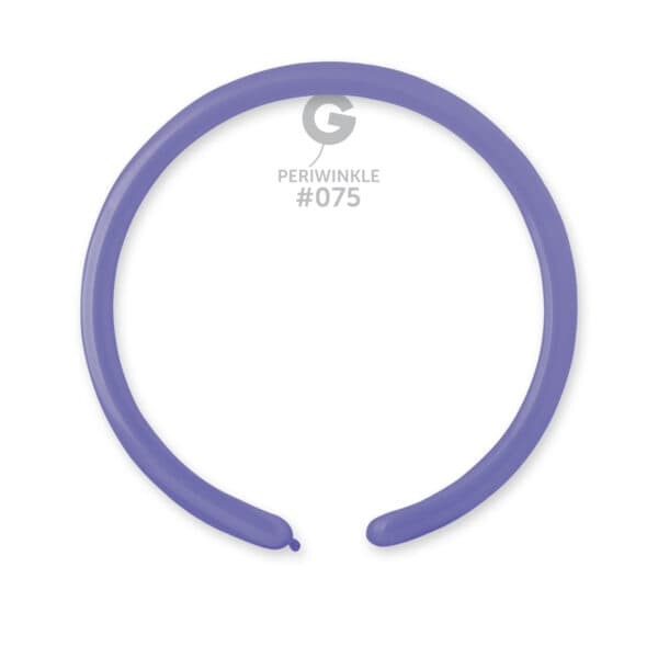 Gemar Latex Balloons Standard Periwinkle #075 1in - 50 pieces