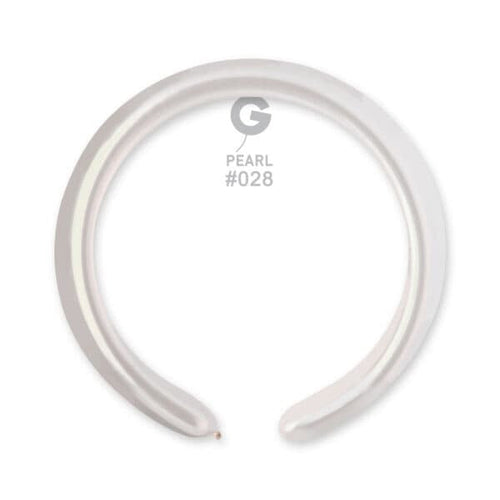 Gemar Latex Balloons Metal Pearl #028 2in - 50 pieces