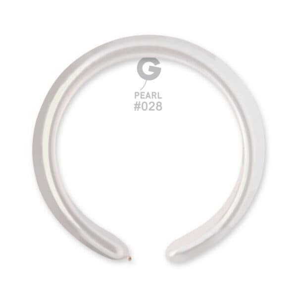Gemar Latex Balloons Metal Pearl #028 2in - 50 pieces