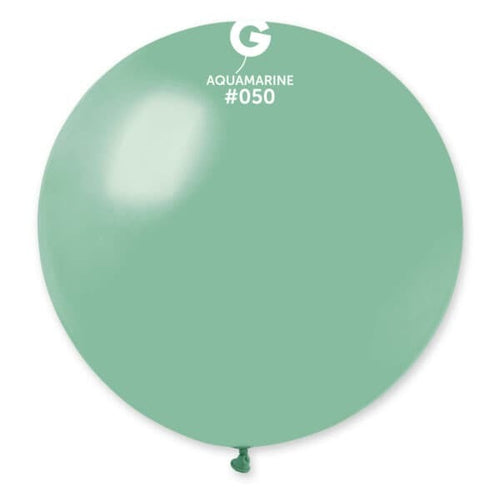 Gemar Latex Balloons Standard Acquamarine #050 31in - 1 piece
