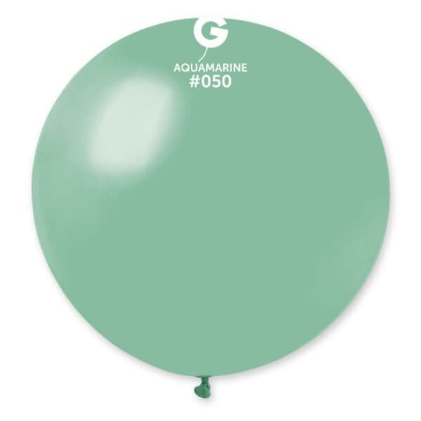Gemar Latex Balloons Standard Acquamarine #050 31in - 1 piece