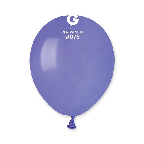 Gemar Latex Balloons Standard Periwinkle #075 5in - 100 pieces