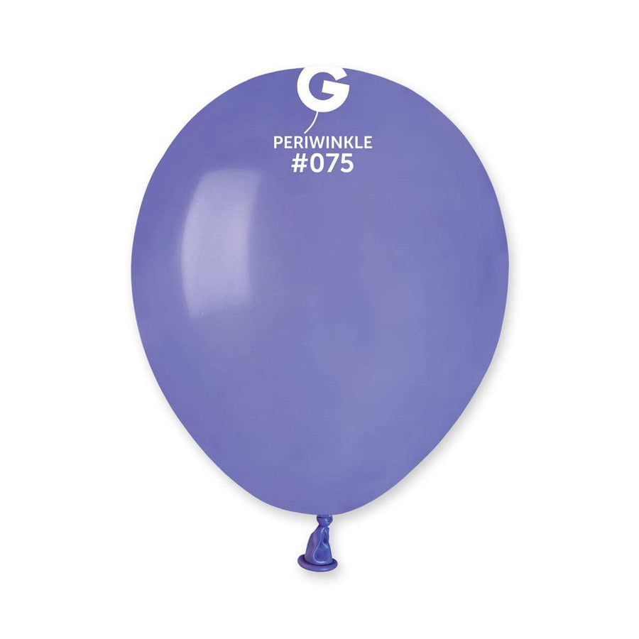 Gemar Latex Balloons Standard Periwinkle #075 5in - 100 pieces