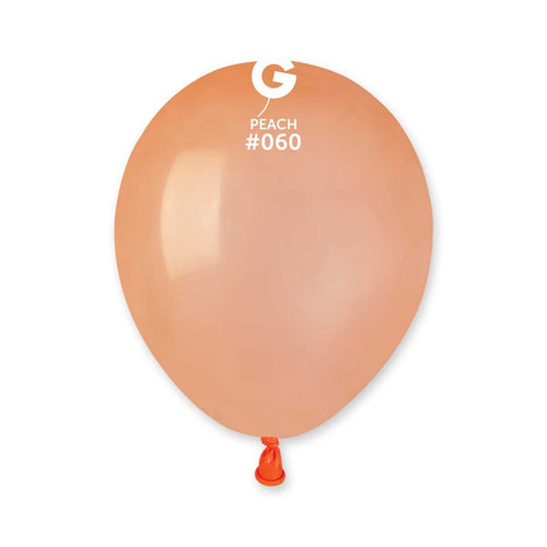 Gemar Latex Balloons Standard Peach #060 5in - 100 pieces