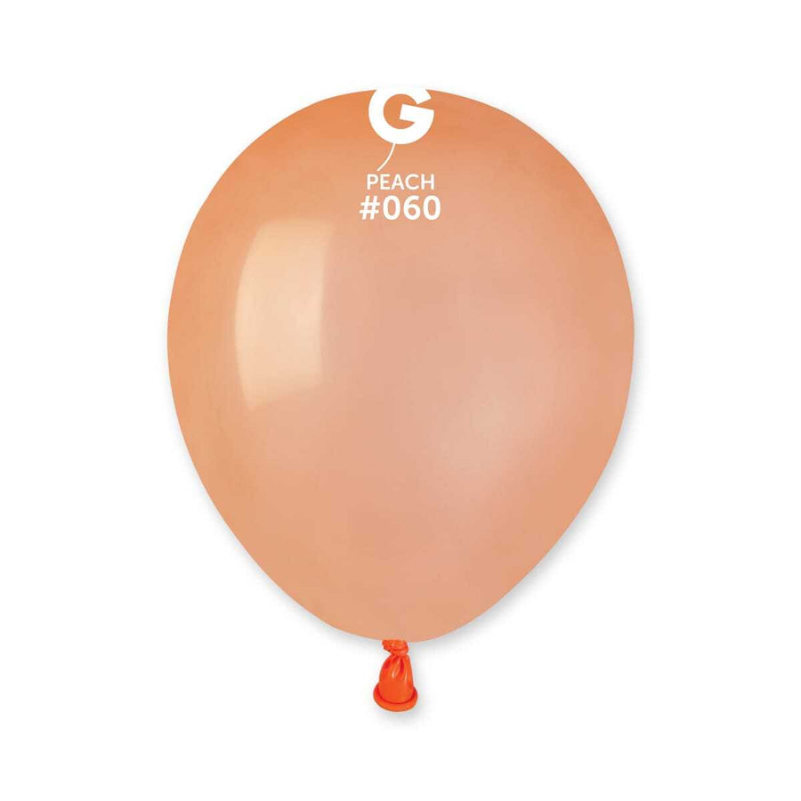 Gemar Latex Balloons Standard Peach #060 5in - 100 pieces