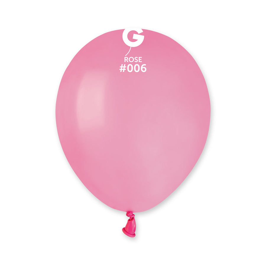 Gemar Latex Balloons Standard Rose #006 5in - 100 pieces