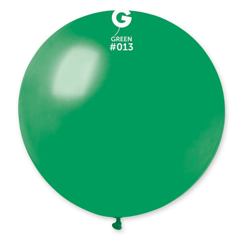 Gemar Latex Balloons Standard Green #013 31in - 1 piece
