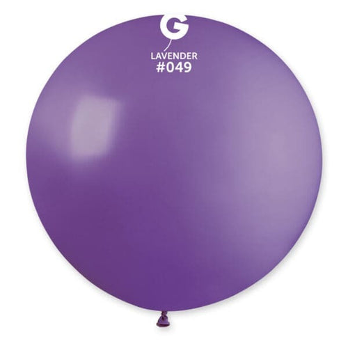 Gemar Latex Balloons Standard Lavender #049 31in - 1 piece