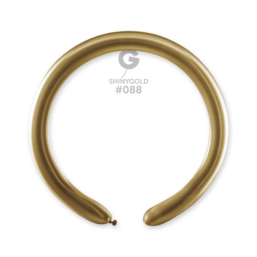 Gemar Latex Balloons Shiny Gold#088 2in - 50 pieces