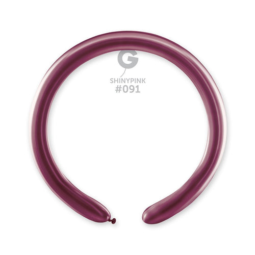 Gemar Latex Balloons Shiny Pinky #091 2in - 50 pieces