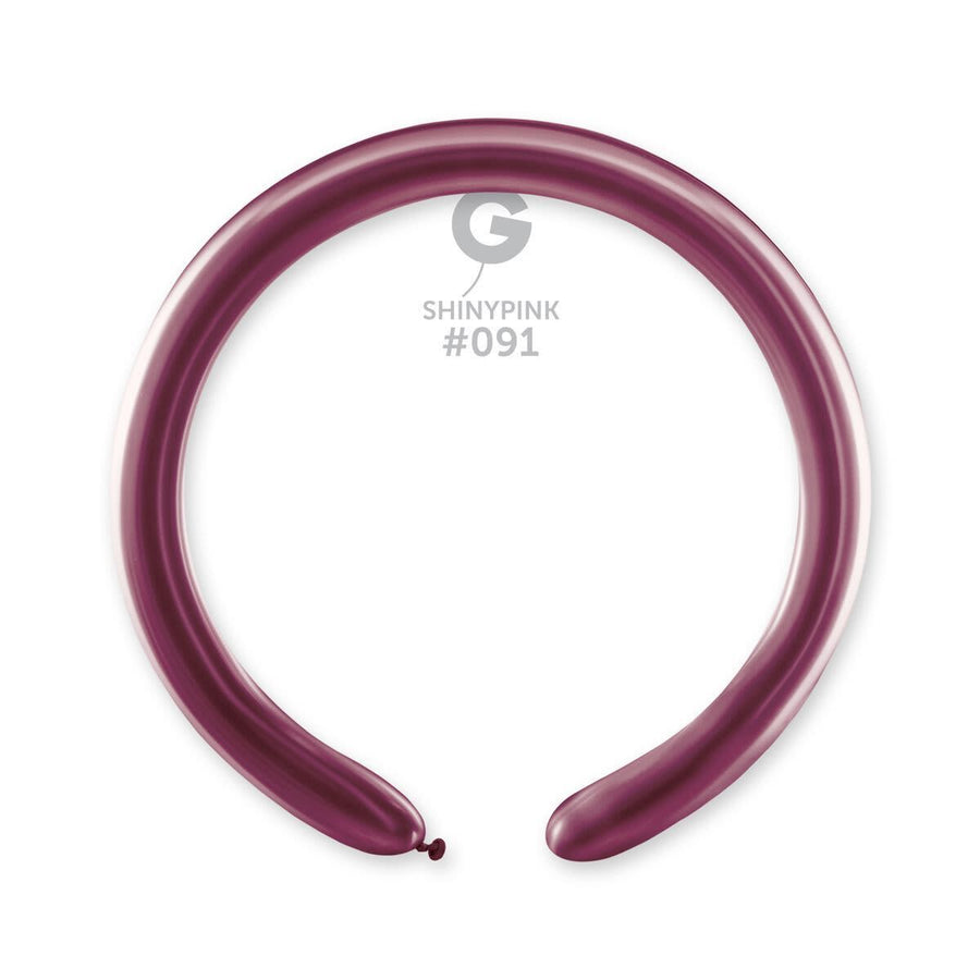 Gemar Latex Balloons Shiny Pinky #091 2in - 50 pieces