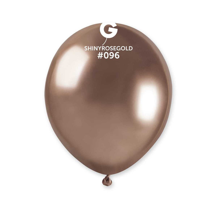 Gemar Latex Balloons Shiny Rose Gold #096 5in- 50 pieces