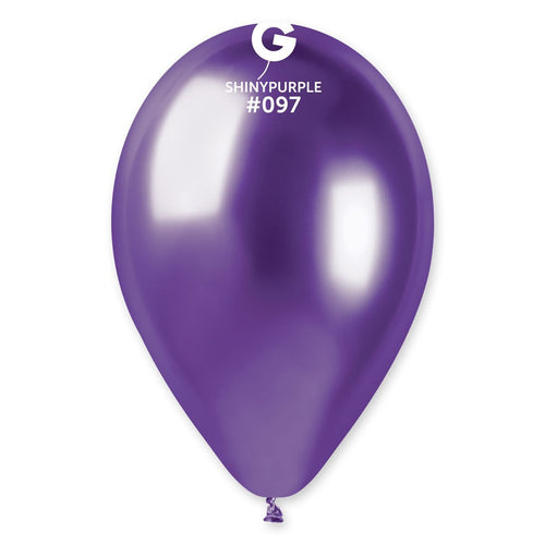 Gemar Latex Balloons Shiny Purple: #097 13in - 25 pieces