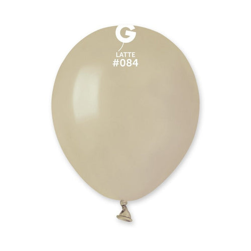 Gemar Latex Balloons Standard Latte #084 5in- 100 pieces