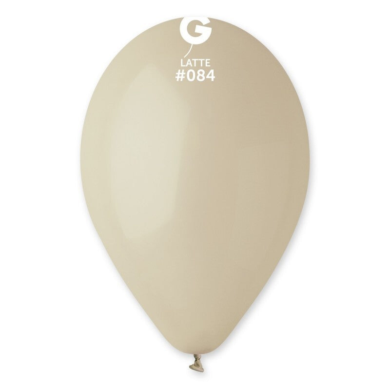 Gemar Latex Balloons Standard Latte #084 12in - 50 pieces