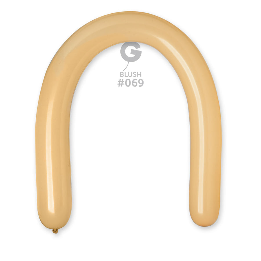 Gemar Latex Balloon Standard Blush #069 3in - 50 pieces