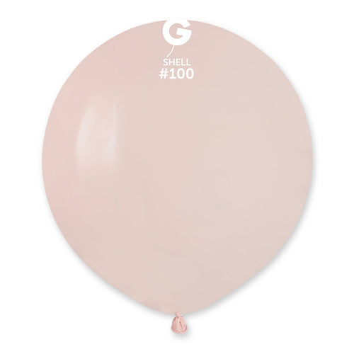 Gemar Latex Balloons Standard Shell #100 19in - 5 pieces