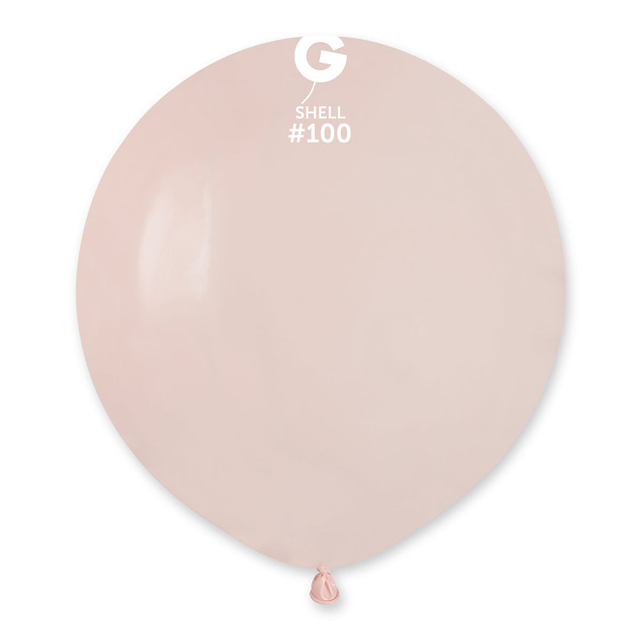 Gemar Latex Balloons Standard Shell #100 19in - 5 pieces