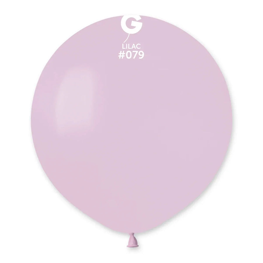 Gemar Latex Balloons Standard Lilac #079 19in - 5 pieces