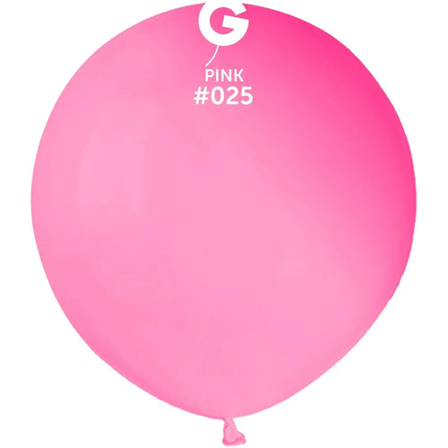 Gemar Latex Balloons Neon Pink #025 19in - 5 pieces
