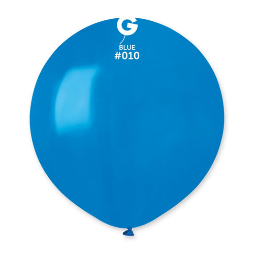 Gemar Latex Balloons Standard Blue #010 19in - 5 pieces