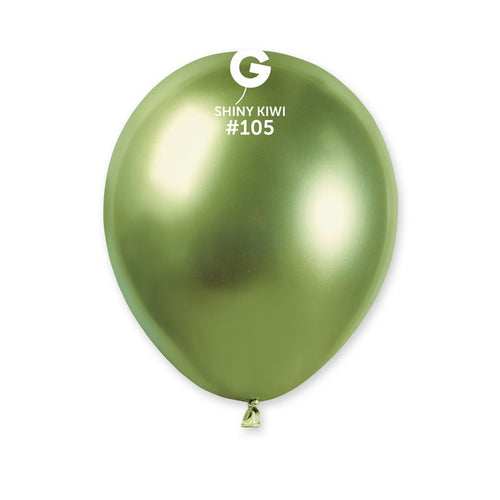 Gemar Latex Balloons Shiny Kiwi #105 5in - 50 pieces