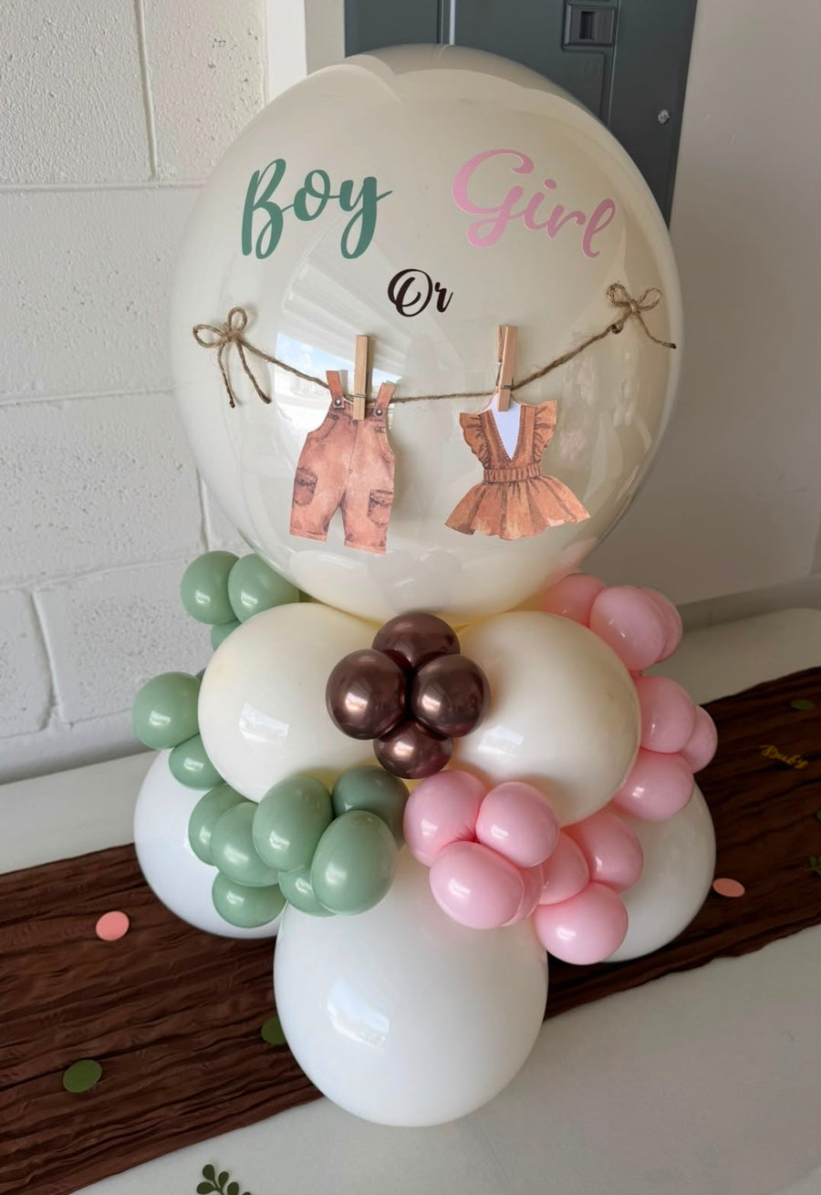 Gender Reveal Balloon Bouquet