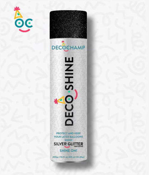 Deco Shine With Silver Glitter Aerosol