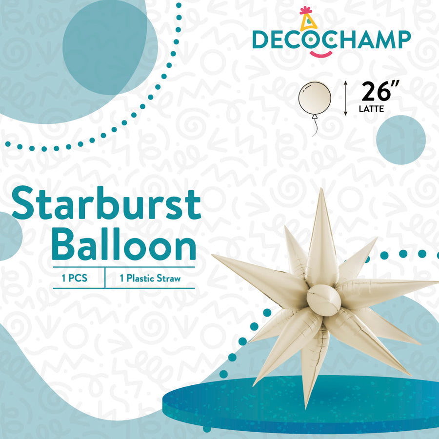 Deco Starburst Latte 26in